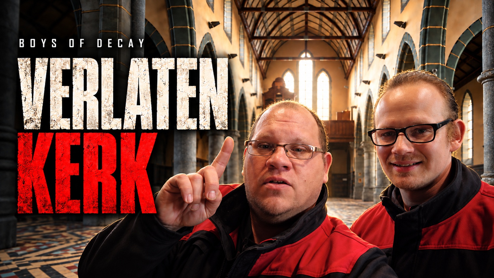 Officiële YouTube-thumbnail: De verlaten kerk